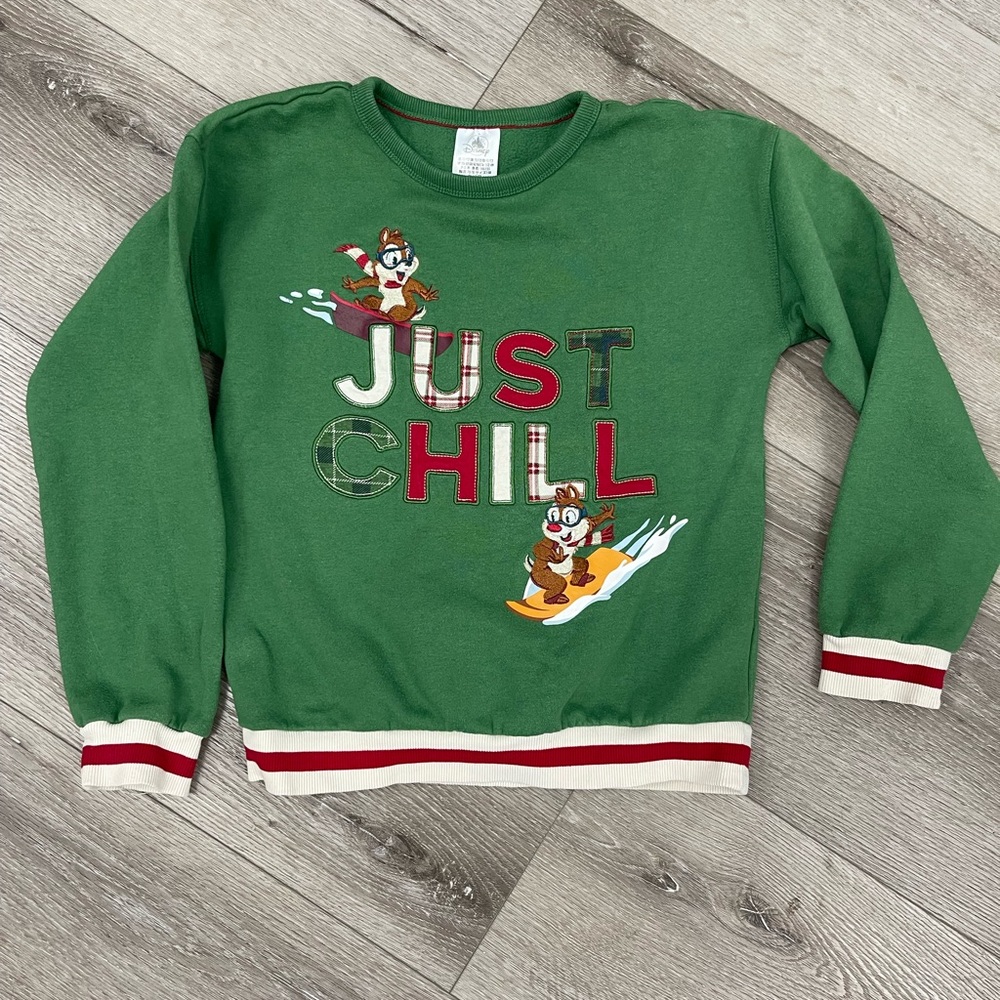 Disney Chip n Dale holiday crewneck